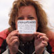 Diane and her time card
