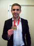 Andy Sison with his London Marathon medal