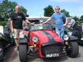 The car ride winner with Geoff Brown