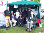 The volunteers at the NGVFA stand