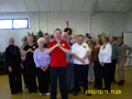 Tai Chi master and class